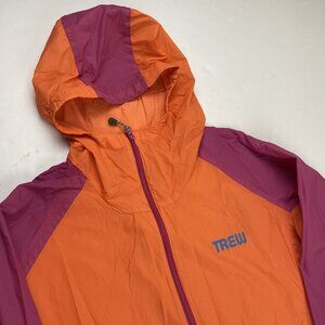 Trew Gear Up Jacket 1/2 Zip Hooded Windbreaker Women’s M Running Cycling Light